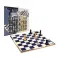 Deqube Jogo de tabuleiro Chess & Checkers