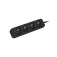 Lanberg Cable d´alimentació 1m 4x outlets