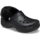 Crocs Esclops Classic Platform Lined Fuzz Strap