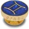 Jibbitz Gold Gemini charm