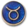 Jibbitz Gold Taurus charm