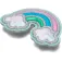 Jibbitz Marbled Rainbow チャーム