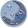 Jibbitz Charm Moon Face