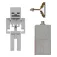 Mattel Squelette figur 8 cm