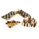 Deqube Gioco da tavolo Chess-Checkers