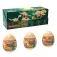 Deqube Three Dinosaur Egg 건설 게임 825 조각