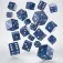 Q workshop Q Workshop Full Pack D6 Cobalt noppapeli