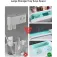 Joybos Storage shelf with automatic toothpaste dispenser