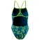 Speedo Printed Turnback badeanzug