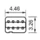 Euroconnex Cable USB-A 0746 2 m