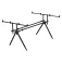 Zfish Rodmaster rod pod 4 sections
