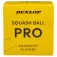 Dunlop Pro double yellow dot squashbollar