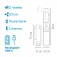Edm Foldable portable fan assorted