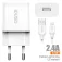 Idusd D72B USB-vægadapter