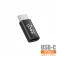 Idusd K21A USB-C-USB-C 3.1 M/H -sovitin