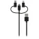 Tnb Câble USB-A vers USB-C Micro USB Lightning 1 m
