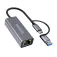 Ewent USB-C-USB-A USBネットワークアダプタ