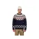 The mountain studio Ski lambswool pattern trui