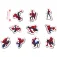 Safta Spider-Man 지우개 10 단위