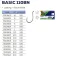 Zeox Basic 110BN single eyed hook 100 units