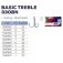 Zeox Basic 330BN treble hook 30 units