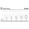 Zeox Anells Split 401NI 10 unitats