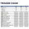 Zeox Trigger Craw weicher köder 4g 82 mm 6 einheiten