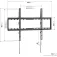 Vogels UP 6003 Fixed L wall TV bracket