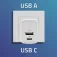 Qoltec 51825 USB-C-wandlader