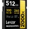 Lexar Pro Gold memory card