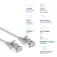 Act Cable de red CAT6a DB7003