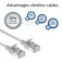 Act DB7007 CAT6a network cable