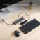 Nanocable HUB 4xUSB-A + 3xUSB-C