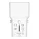 Mobile pixels TAD25-2P-WHT Universal Adapter Plug