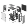 Savio ATX SHADOW X2 PC-tornfodral