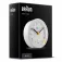 Braun BC12W Analog Alarm Clock