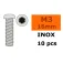 Revtec Hex M3x16 Inox Button Head Screw 10 units