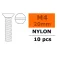 Revtec M4x20 flat head screw 5 units