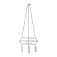 Creative cables Luminária pendente 3 Cage 4 Drops Tub-E14