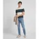Silbon Wide Stripe 半袖Tシャツ