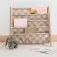 3 sprouts Scaffale per libri Checkerboard