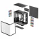 Deepcool Caixa da torre do PC CG590U 5F