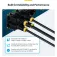 Startech Cable de red CAT6a N6APATUTP34BKS50CM