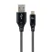 Gembird Câble USB-A vers micro USB CC-USB2B-AMMBM-1M-BW