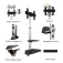 Techly Mobile TV con ruote 108903