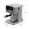 Adler Cafetera espresso AD 4390
