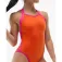 TYR Wide Strap Open Back Solid Strój kąpielowy