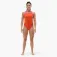 TYR Wide Strap Open Back Solid badetøy
