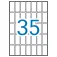 Apli 18x40mm kleeflabel