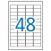 Apli 45.7x21.2mm Weatherproof kleeflabel